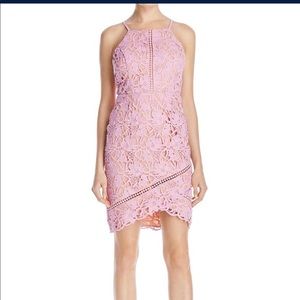Pink lace dress- formal perfect for a wedding!
